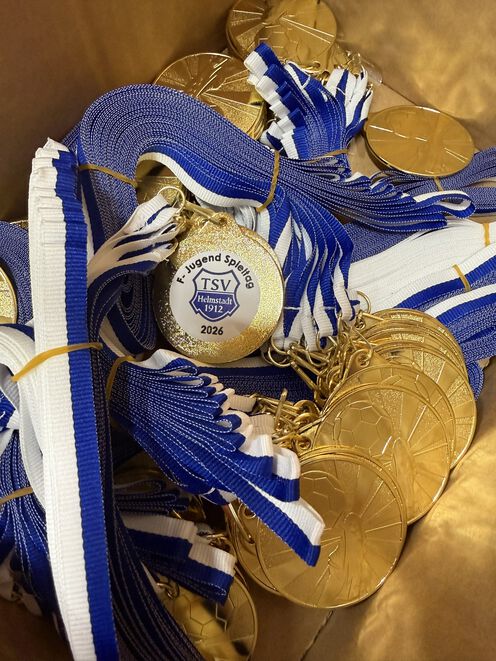 Beim F-Jugend Spieltag erhielten alle Spielerinnen und Spieler eine Medaille