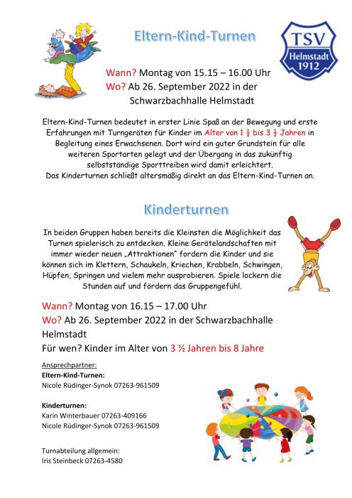 Eltern/Kinder-Turnen_Kinderturnen